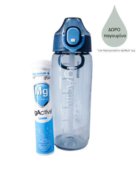 IgActive Mg Plus +B6 20 αναβράζοντα δισκία Λεμόνι